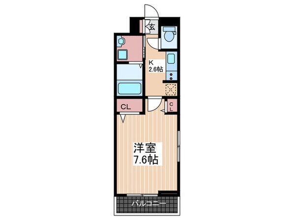 レイル　ヤード　中山　Ⅰの物件間取画像